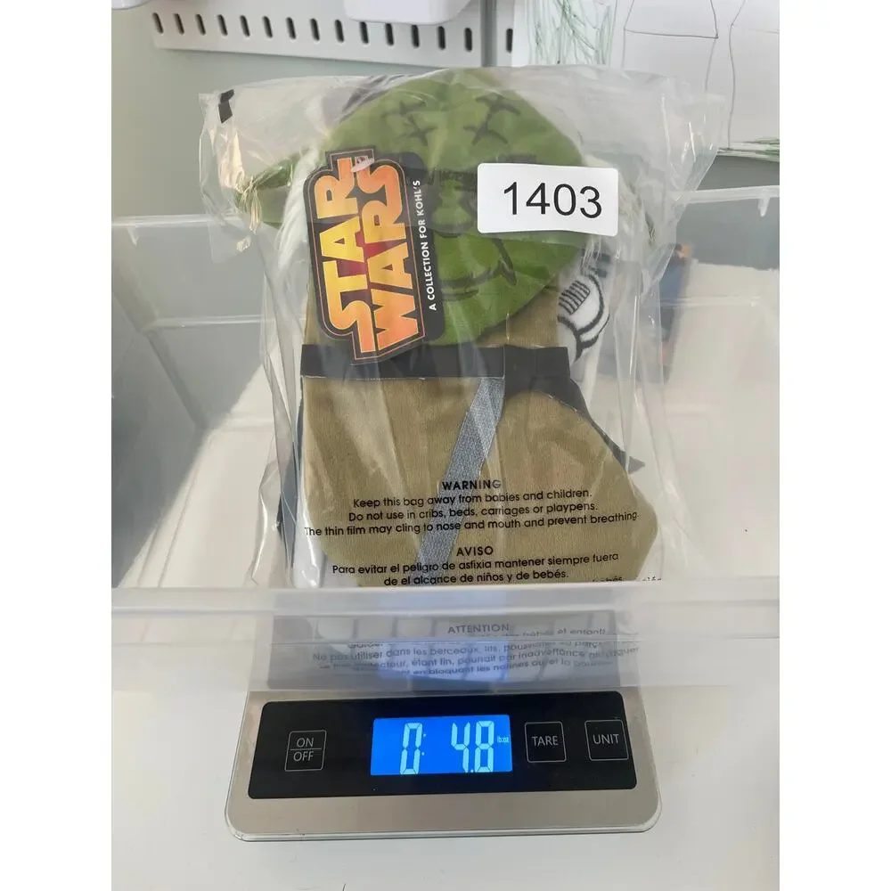 4 NWT Star Wars YODA R2D2 Darth Storm Stockings Ornaments PLUSH‎ Kohls Mini